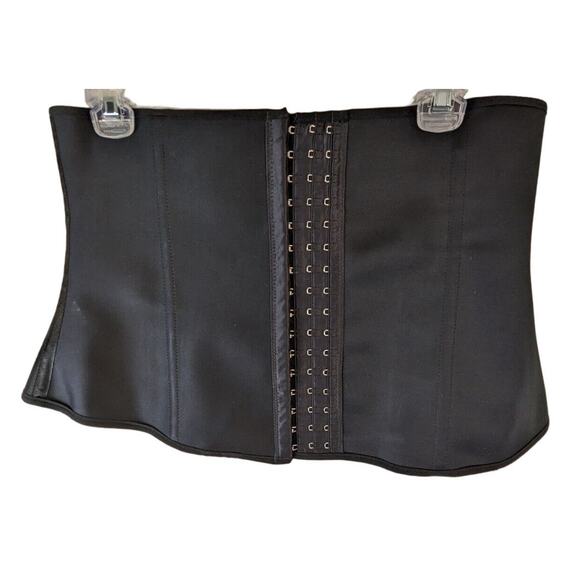NWT Fajas Sthetic Womens 4XL Waist Trainer Corset Latex Shapewear Black  Spandex - Picture 1 of 15